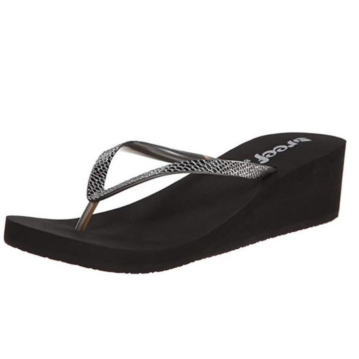 Sandalia Women Krystal Black Silver
