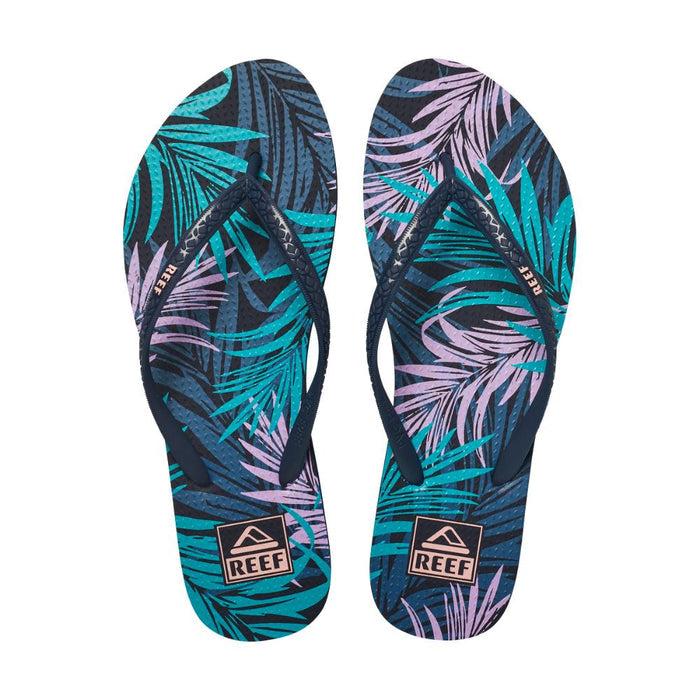 Sandalia Women Seaside Print Midnight Palm