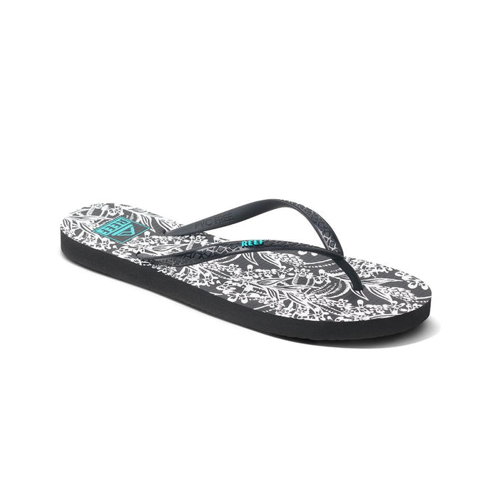 Sandalia Women Seaside Prints Black White