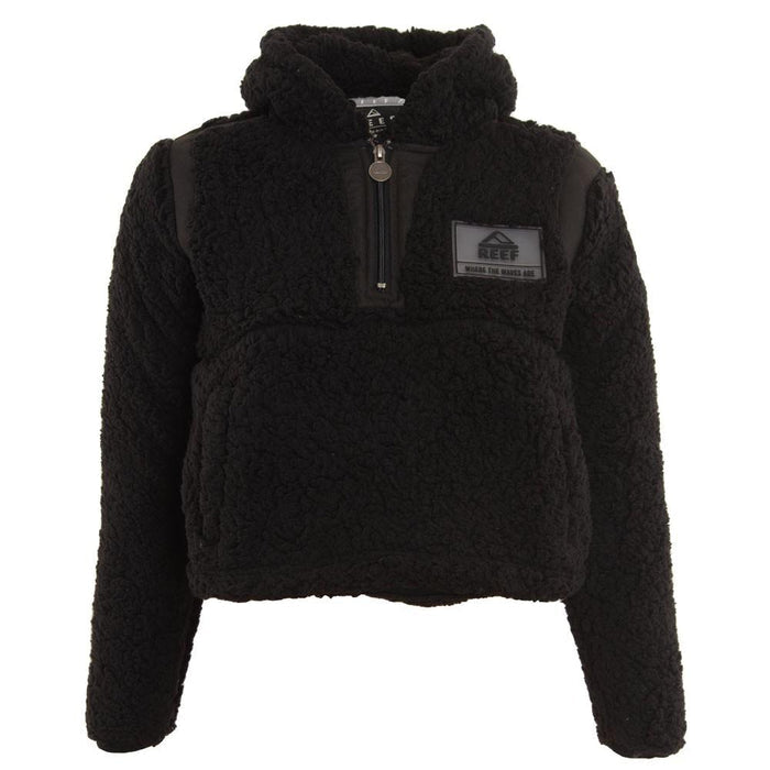 Sherpa Crop Kids All Black
