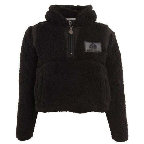 Sherpa Crop Kids All Black