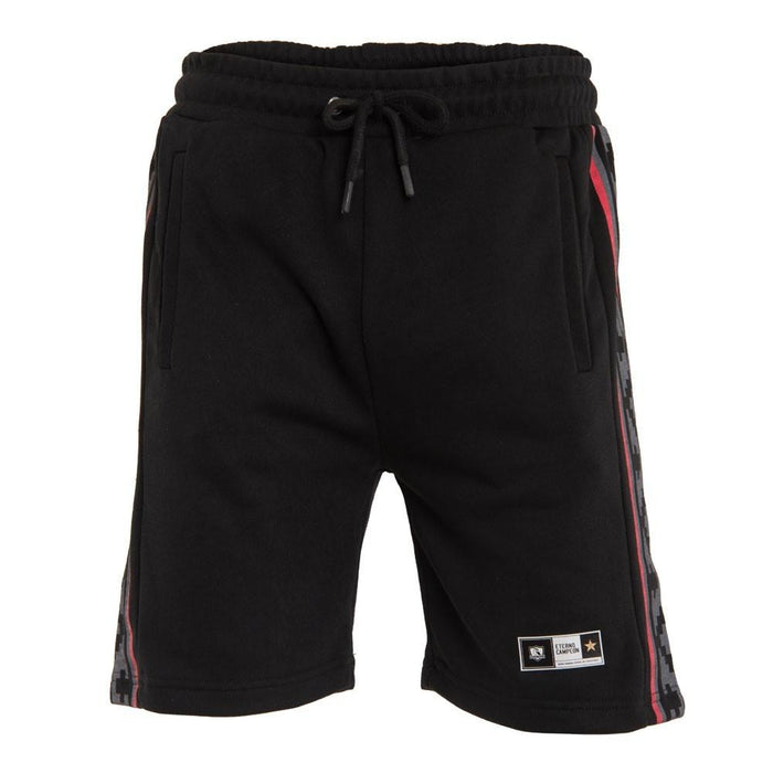 Short Colo Colo Urbano Black Diseño Banda Lateral Grey Red