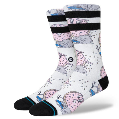 Stance Sock Cruzin For a Bruzin Off White