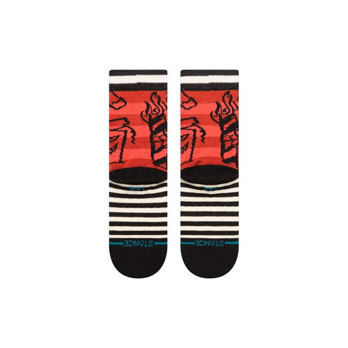 Stance sock Kids Merry Menace Red