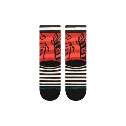 Stance sock Kids Merry Menace Red