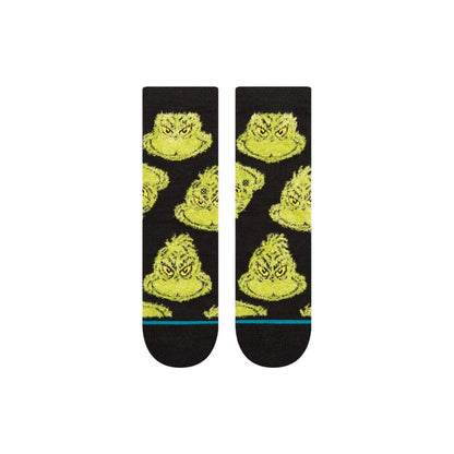 Stance Sock Kids The Grinch Mean One Black