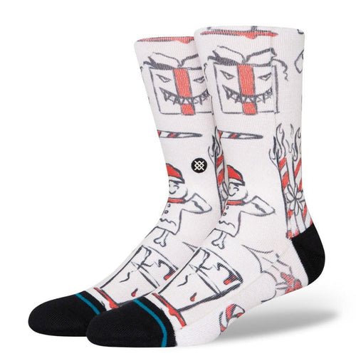 Stance Sock Men Angry Holidayz Poly Off White