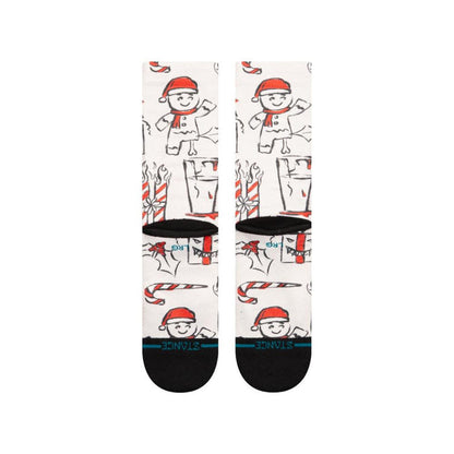 Stance Sock Men Angry Holidayz Poly Off White