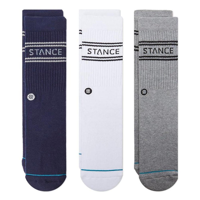 Stance Sock Men Basic Crew 3 Pack Navy Mix