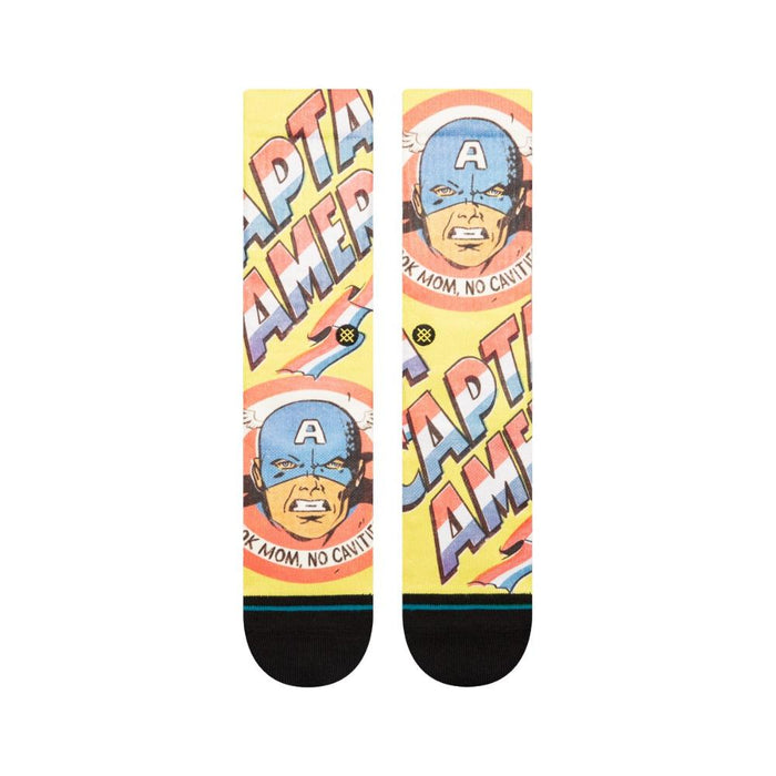 Stance Sock Men Captain America No Cavities Yellow