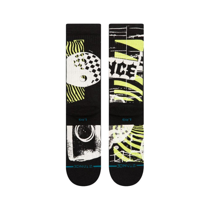 Stance Sock Men Distorted Black