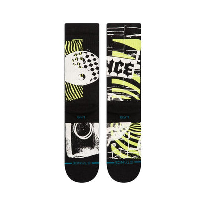 Stance Sock Men Distorted Black