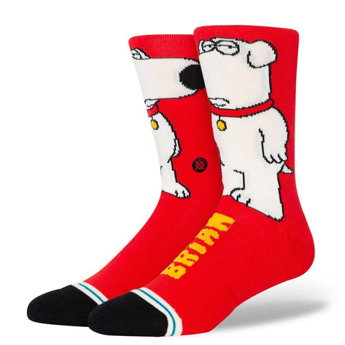 Stance Sock Men Family Guy Brian Red