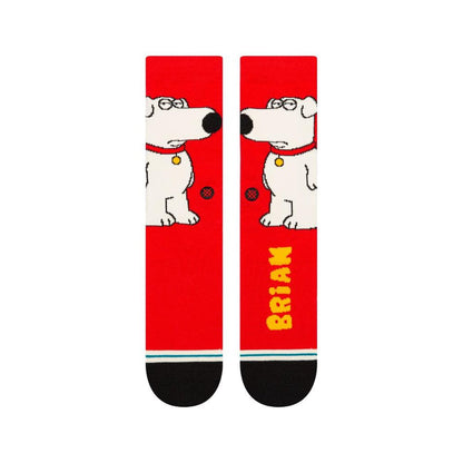 Stance Sock Men Family Guy Brian Red