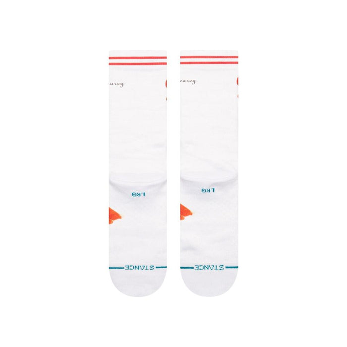 Stance Sock Men Mariah Carey Make My Wish Come True White