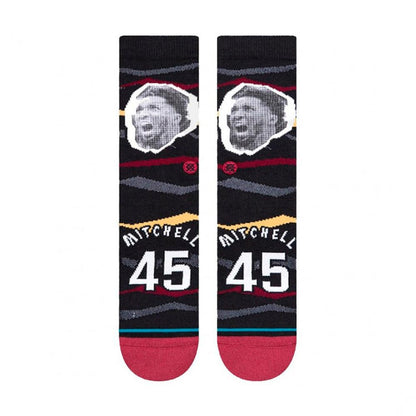 Stance Sock Men NBA Faxed Mitchell Black