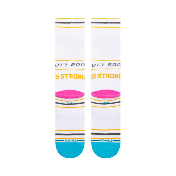 Stance Sock Men NBA Miami Heat City White 2023