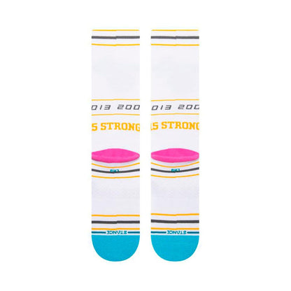 Stance Sock Men NBA Miami Heat City White 2023