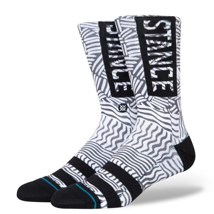 Stance Sock Men OG Crosshatch Crew Black