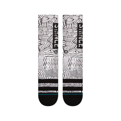 Stance Sock Men OG Crosshatch Crew Black