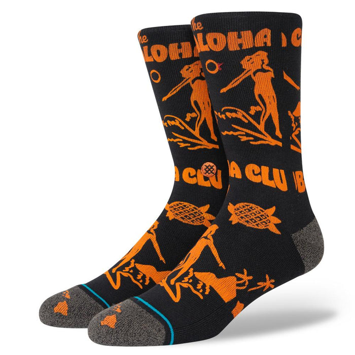 Stance Sock Unisex Live aloha washed black