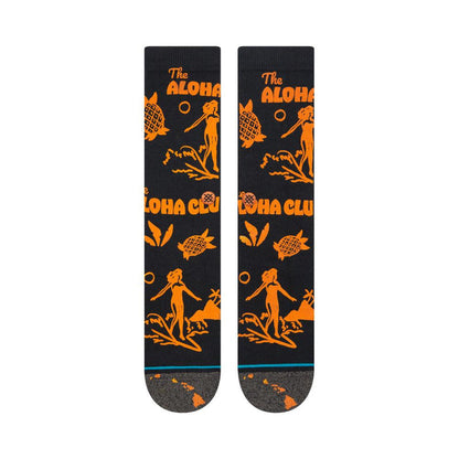 Stance Sock Unisex Live aloha washed black