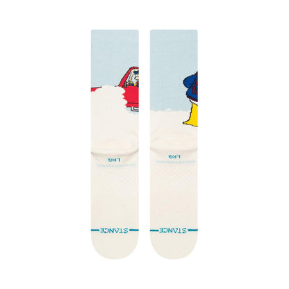 Stance Sock Unisex Mr Plow light blue