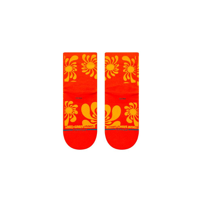 Stance Sock Women Quarter By Lauryn Alvarez Orange