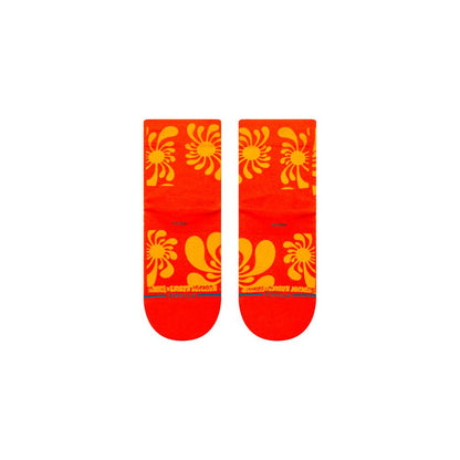 Stance Sock Women Quarter By Lauryn Alvarez Orange