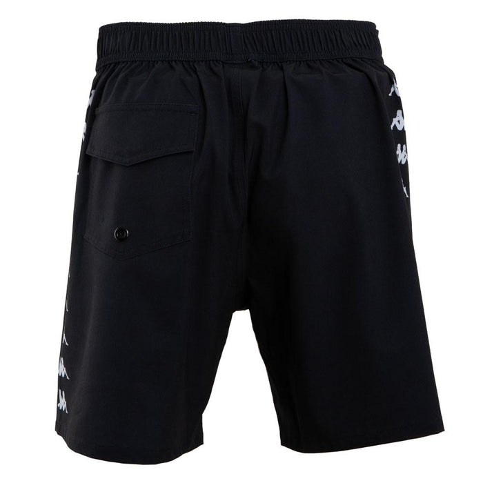 Traje de Baño Men Black Banda Black White