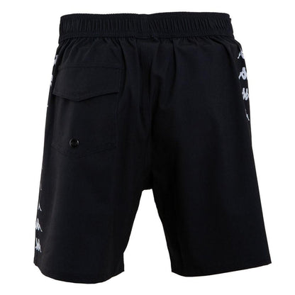 Traje de Baño Men Black Banda Black White