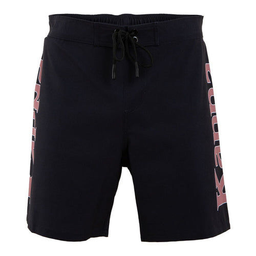 Traje de Baño Men Black Kappa Tape Burgundy