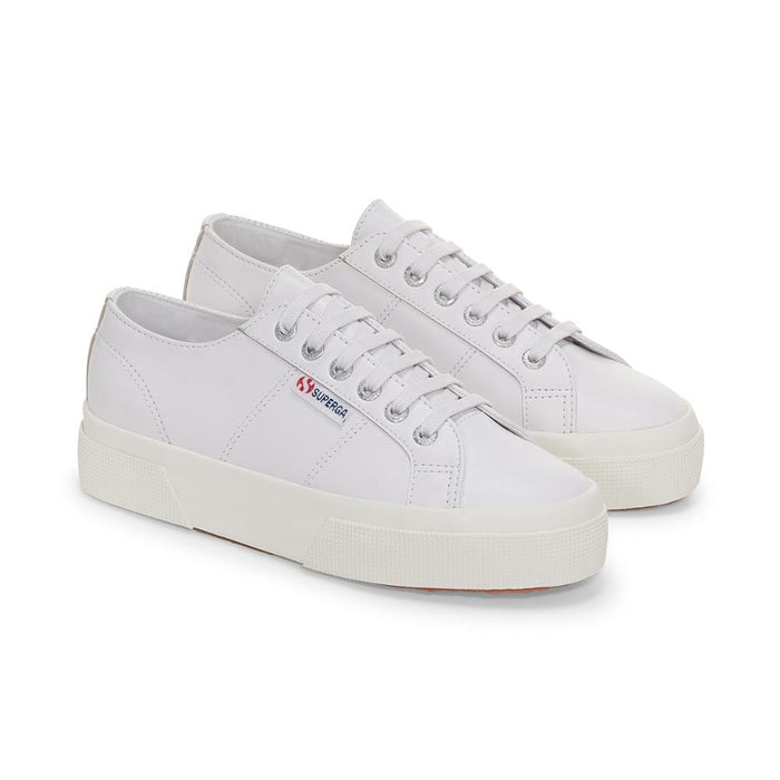 Zapatilla 2740 Platform Nappa White Silver