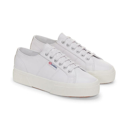 Zapatilla 2740 Platform Nappa White Silver