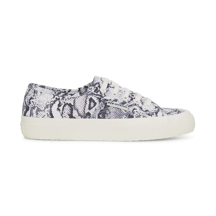 Zapatilla 2750 Print White Avorio Navy Snake