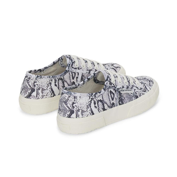 Zapatilla 2750 Print White Avorio Navy Snake