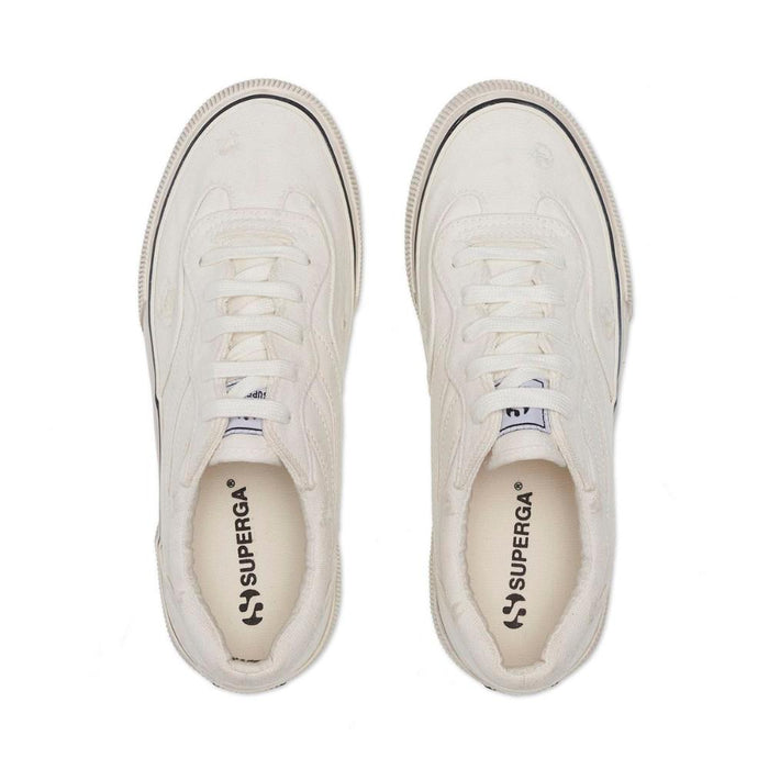 Zapatilla 3041 Revolley Platform Stone Washed White