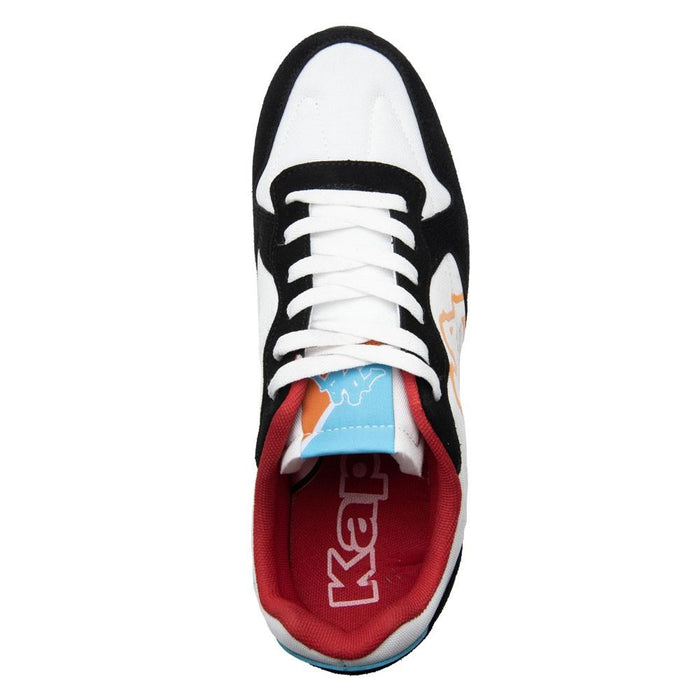 Zapatilla Logo Komaya White Black Turqouise